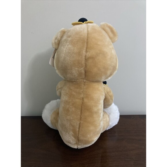 Vintage Soft Things Brooklyn Honey Bear Plush Bees Pot Tags Carnival 15" - Picture 3 of 13